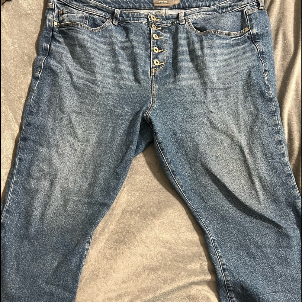 Torrid Stovepipe Jeans crop